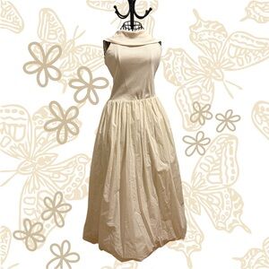 Lush Cream Maxi Dress